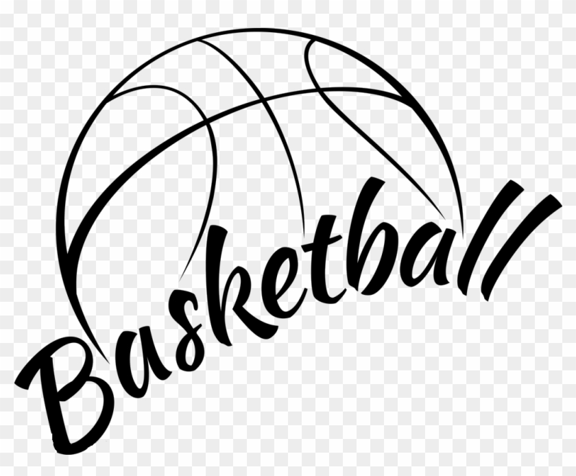 Basketball Black And White Clipart - Black And White Basketball Clip