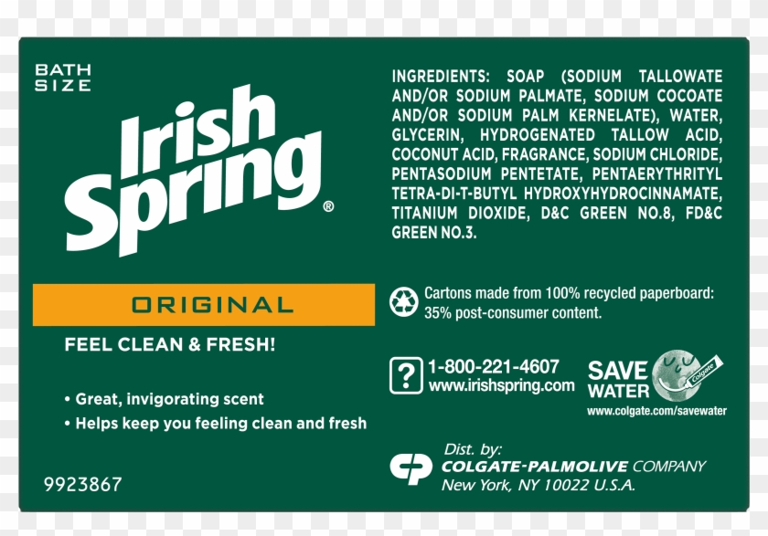 Irish Spring Logo Png Irish Spring Soap Ingredients Transparent