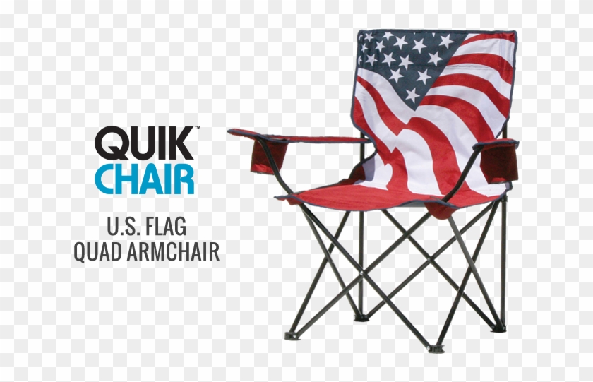 quik chair us flag folding chair