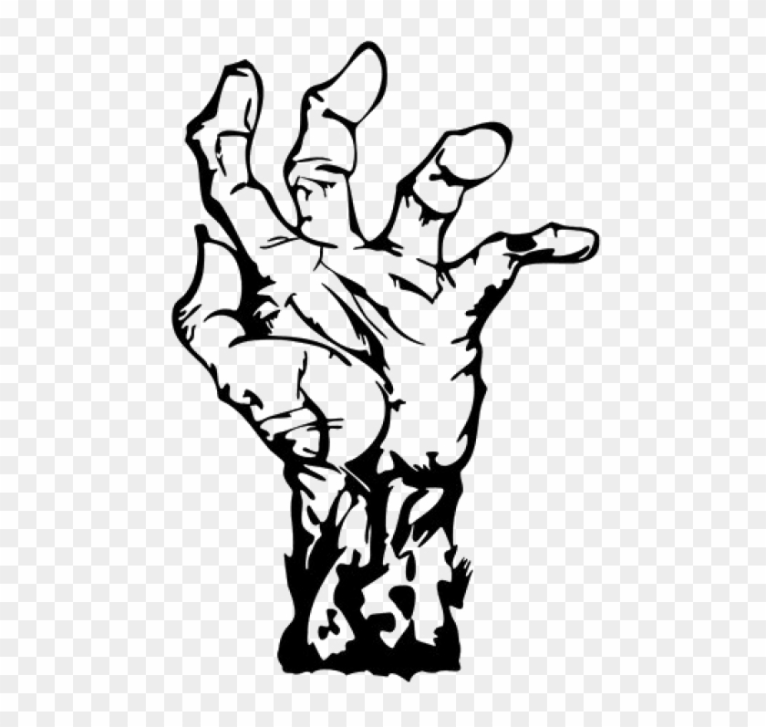 Zombie Hands Silhouette
