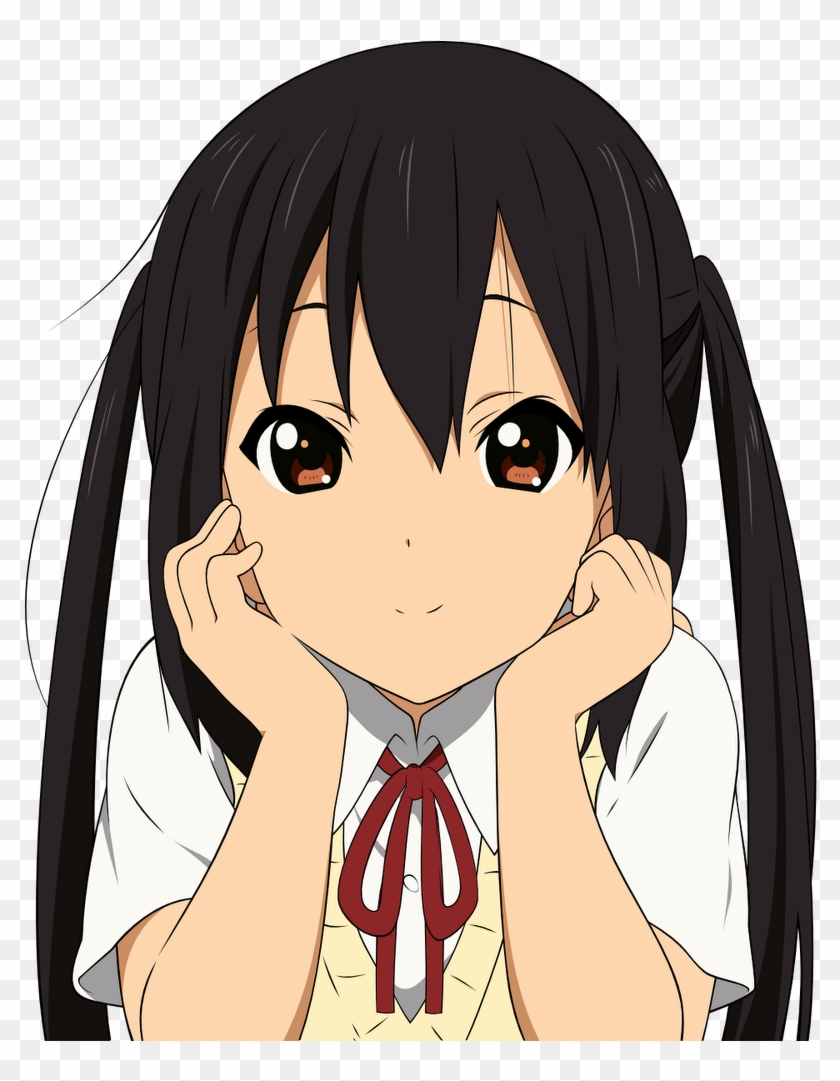 Anime girl PNG transparent image download, size: 585x481px