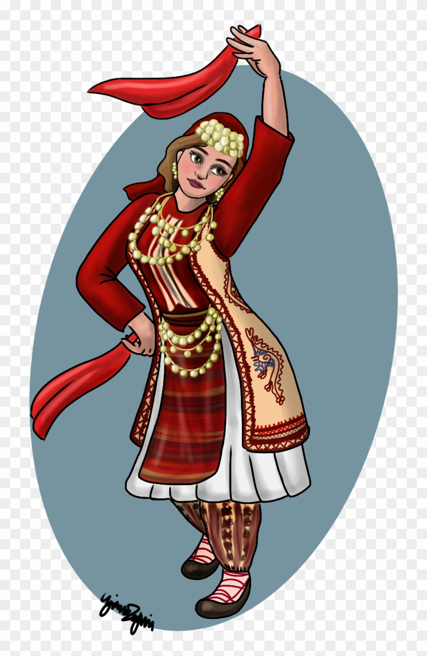 Traditional Albanian Clothing~here's The Rest - Cartoon, HD Png ...