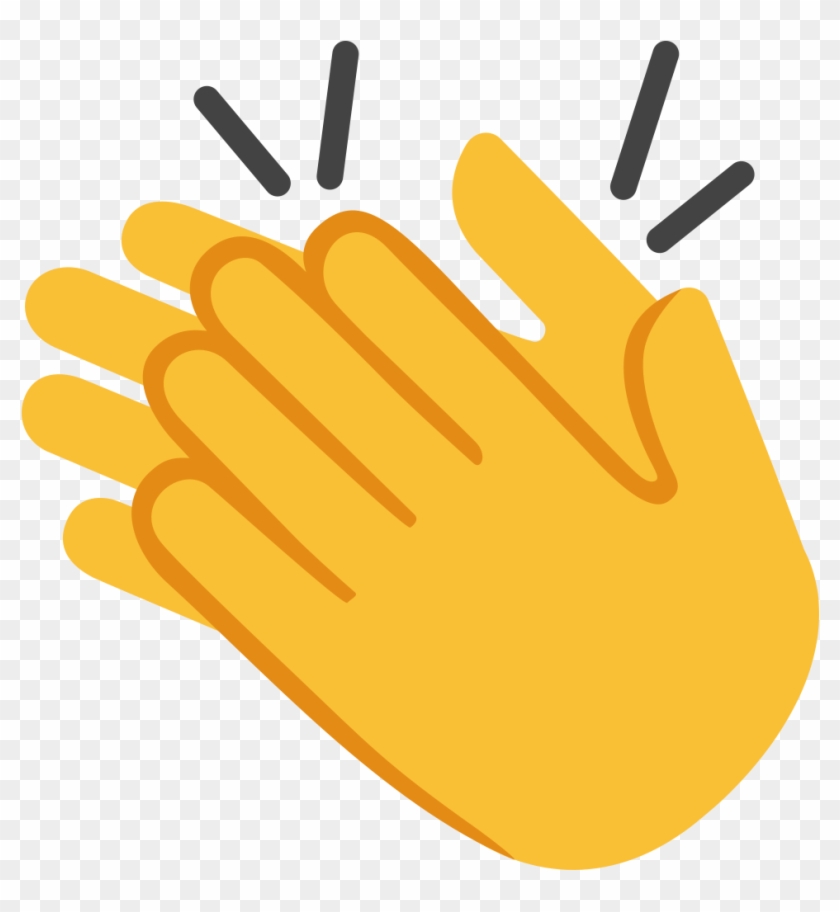 Fileemoji Uff Svg Wikimedia Commons - Clapping Hands, HD Png Download ...