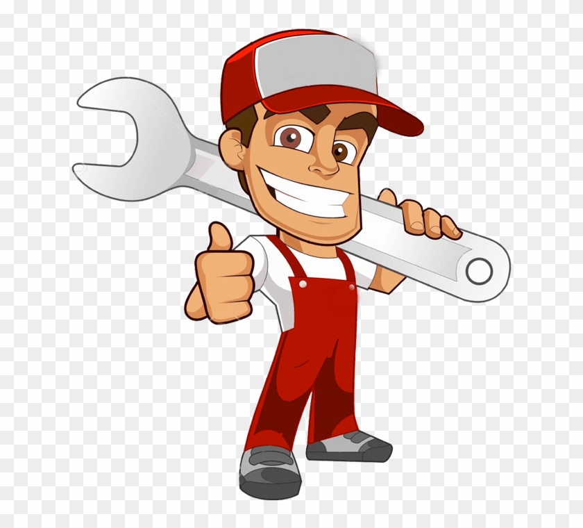 Transparent Mechanic Cartoon, HD Png Download - 634x689(#4275436) - PngFind