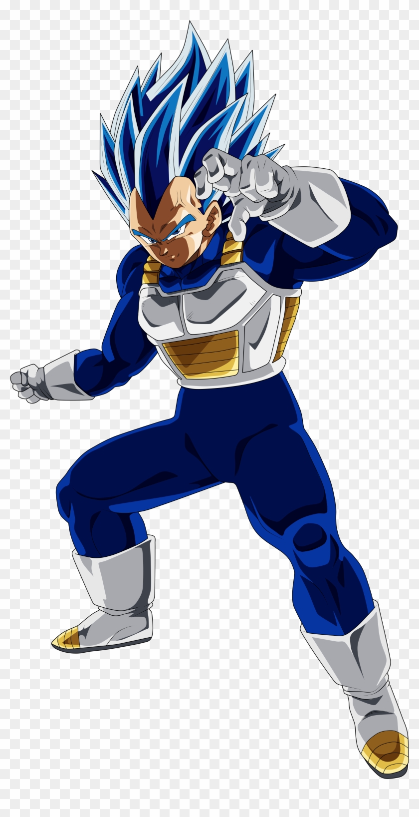 Vegueta Super Saiyajin Blue Evolution Son Goku, Dragon, HD Png Download ...