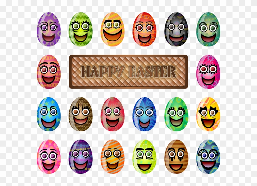 Download Colorful Easter Eggs Svg Clip Arts 600 X 529 Px, HD Png ...
