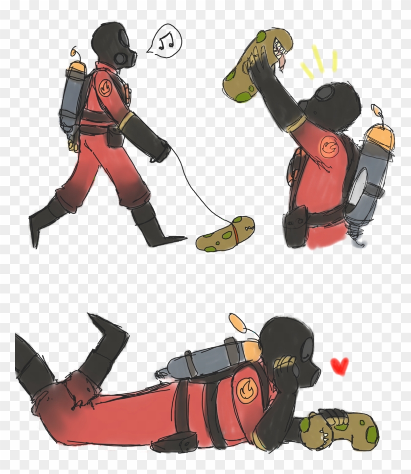 Team Fortress Tf2 Comics Angry Pyro Hd Png Download 816x979 Pngfind