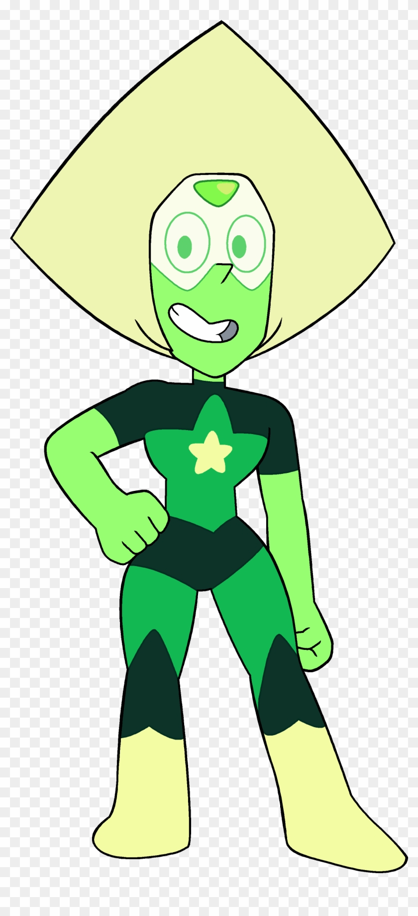 Transparent Peridot Facet2f5l Cut - Steven Universe Peridot Stars, HD ...