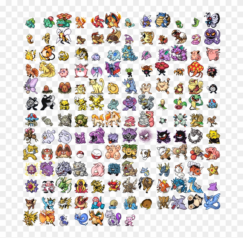Pixel Pokemon Sprites Gen 1 After Two Months Of Non Stop Work I Hot Sex Picture