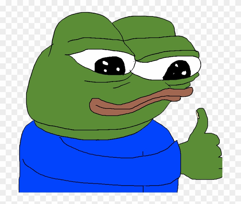 61 Kb Png - Pepe Giving Thumbs Up, Transparent Png - 720x644(#4370721 ...