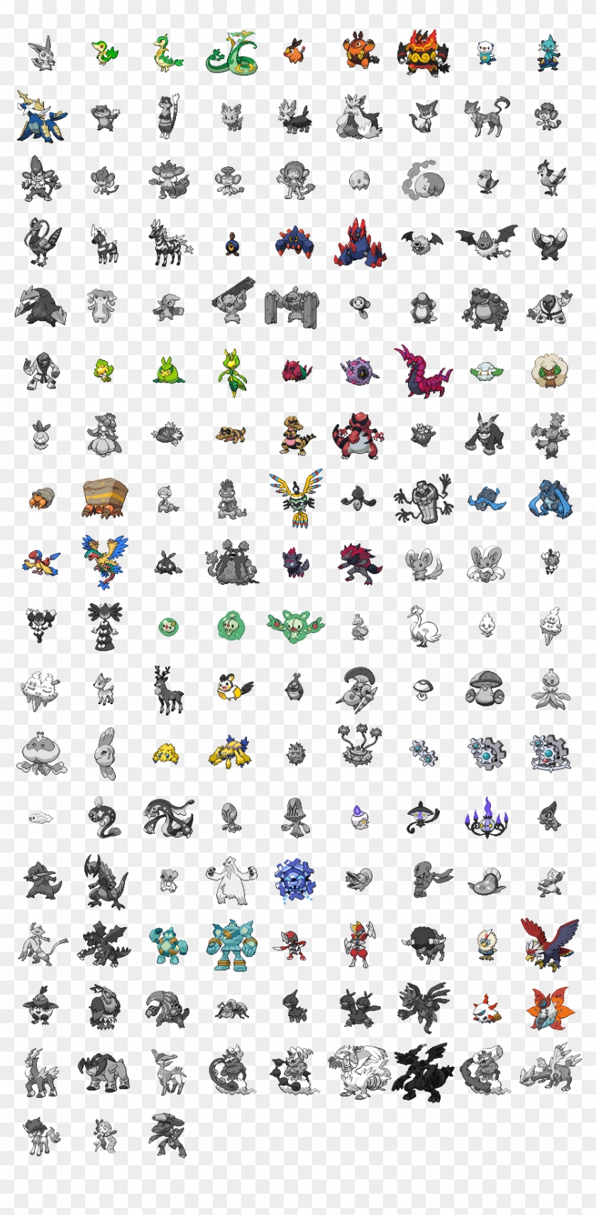 All Pokemon Evolutions Chart