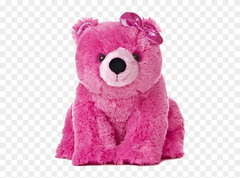 pink polar bear stuffed animal