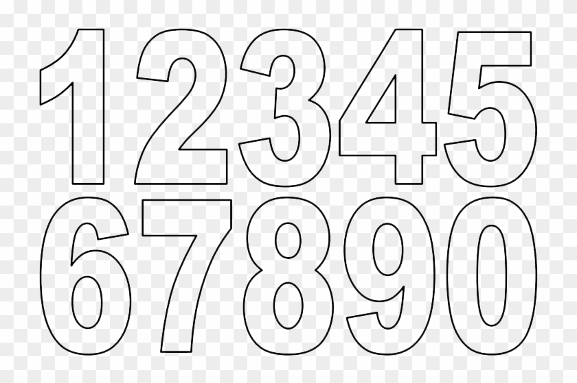 Numbers Png Download 1 10 Bubble Numbers, Transparent Png 747x495