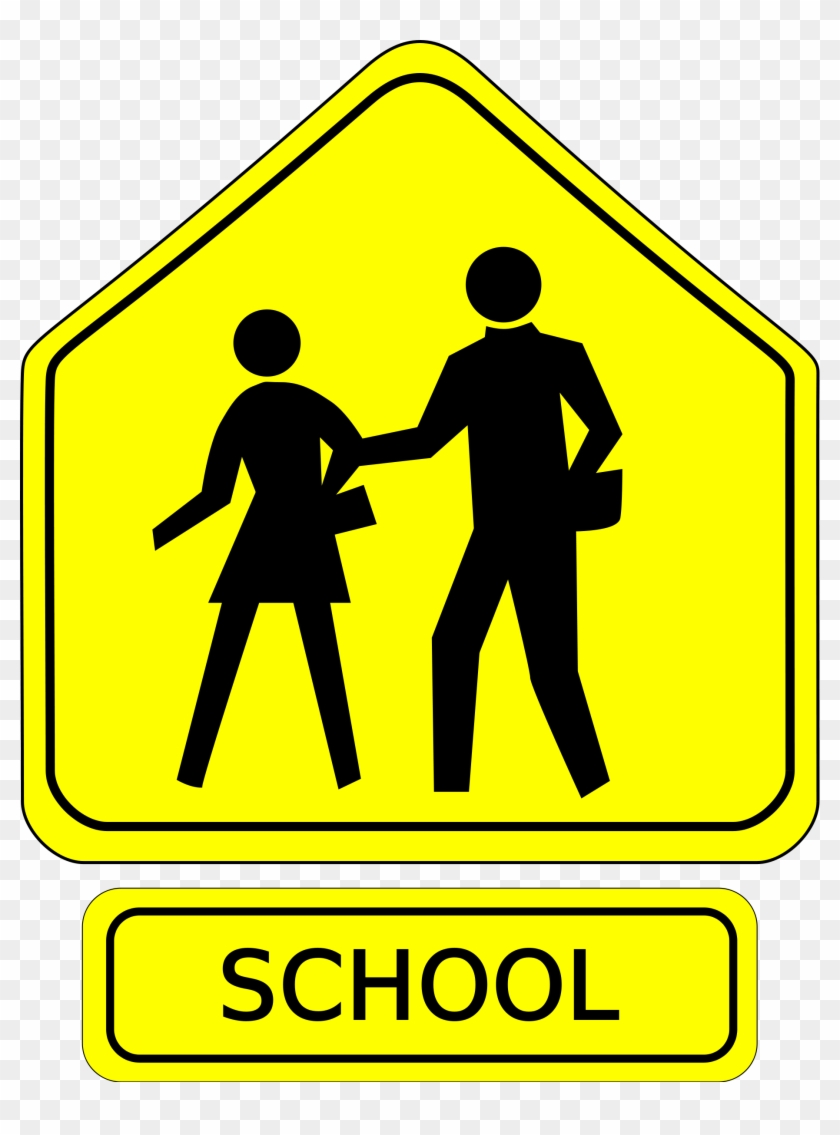 Traffic - School Zone Sign Clipart, HD Png Download - 1841x2400(#445313 ...