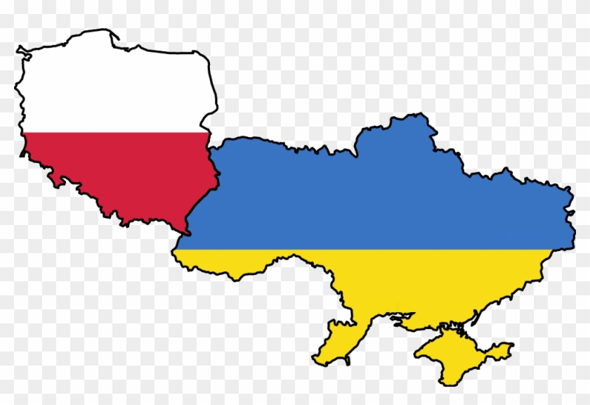 Poland And Ukraine - Ukraine And Poland Map, HD Png Download - 995x635 ...