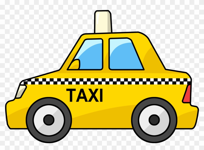 Vehicle Vinyl Roll Wrap Clip Art Png - Taxi Cab Easy Drawing ...