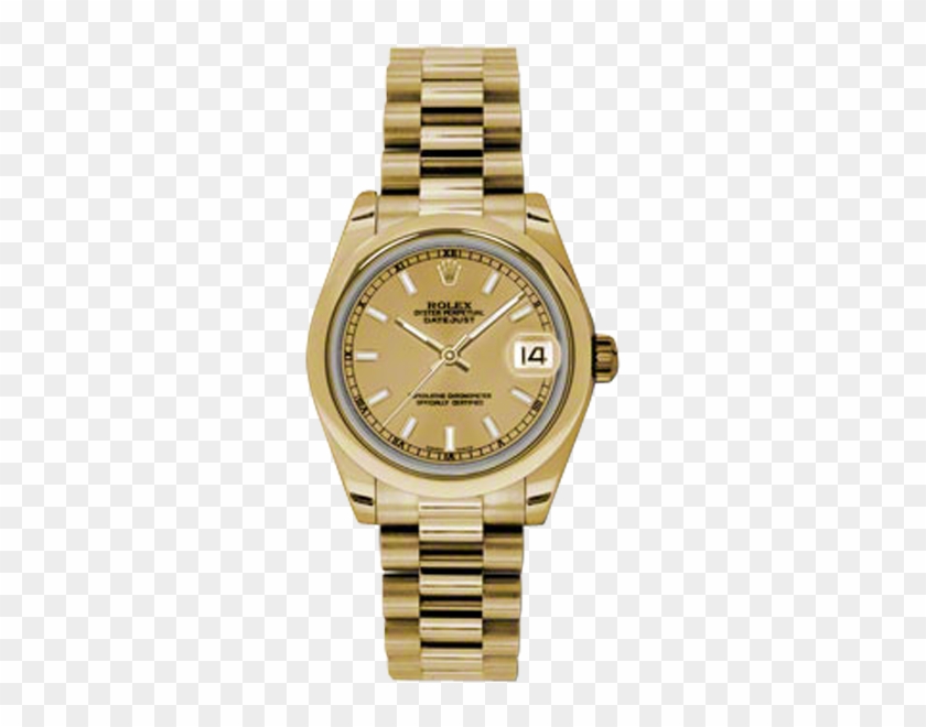 lady datejust 31 yellow gold president watch