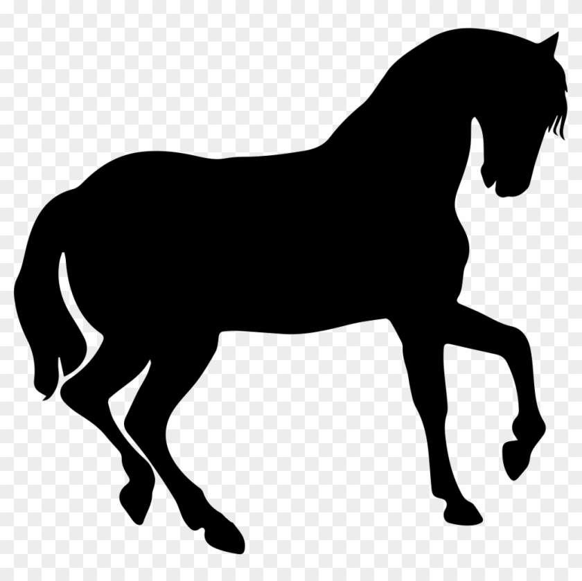 Free Black And White Horse Svg SVG PNG EPS DXF File