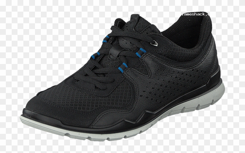 Sale Cheap Mens Ecco Lynx Black/ Black Leather Shoes - Sneakers, HD Png ...