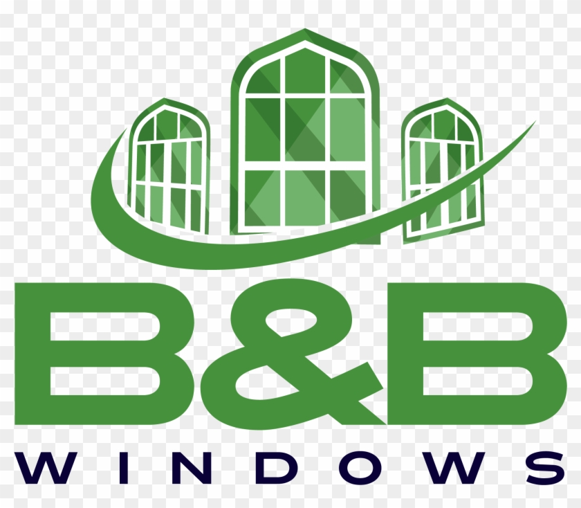 B & B Windows Logo - Graphic Design, HD Png Download - 2667x2133 ...