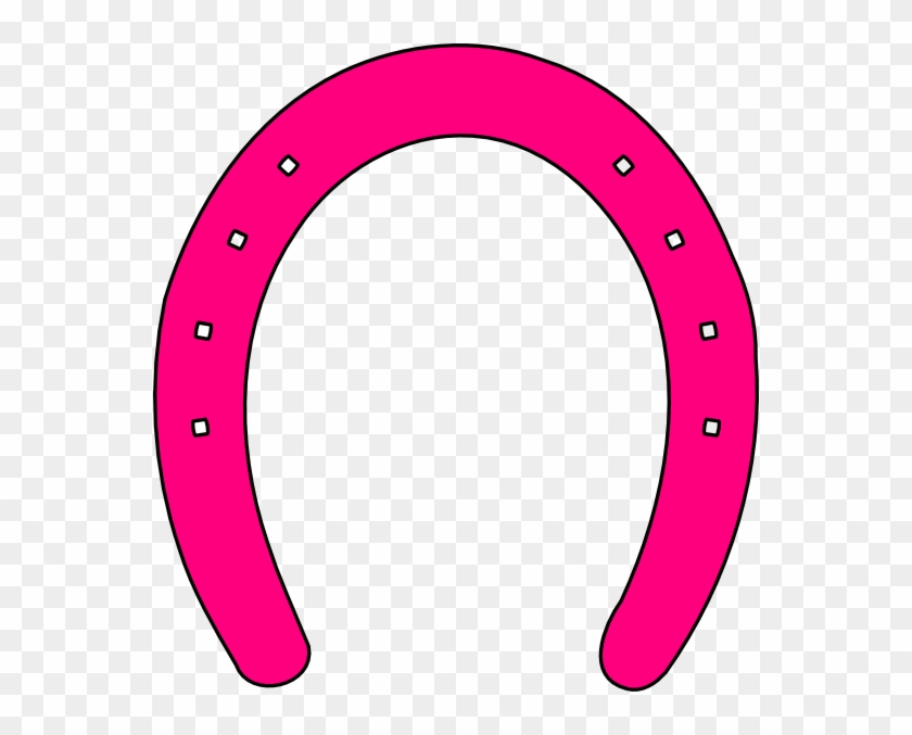 pink horseshoe background