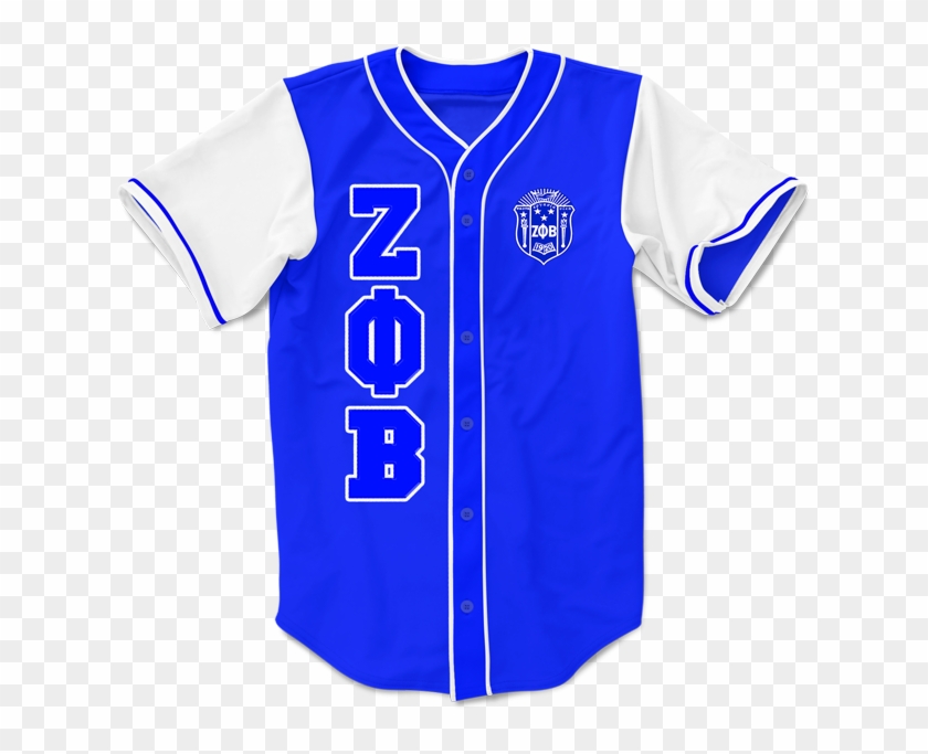 Zeta Phi Beta Pinstripe Baseball Jersey