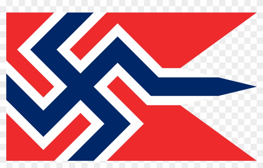 Oca State War Version Of The Alternate Facist Norway Old Norwegian Flag Hd Png Download 1350x800 Pngfind