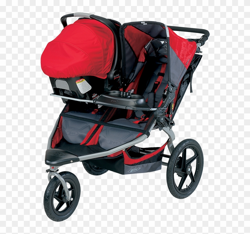 britax double stroller car seat attachment