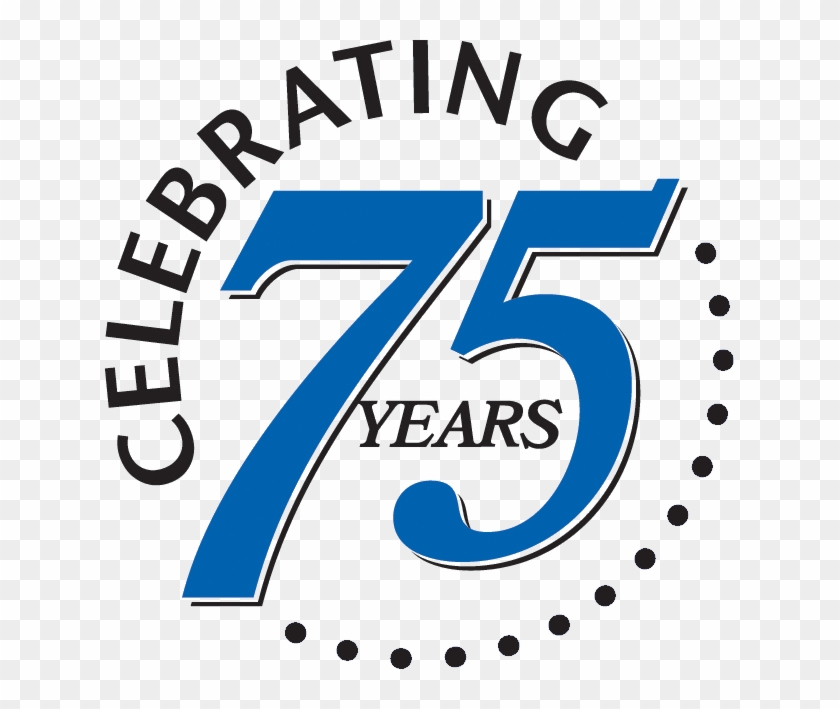 Celebrating 75 Years Logo