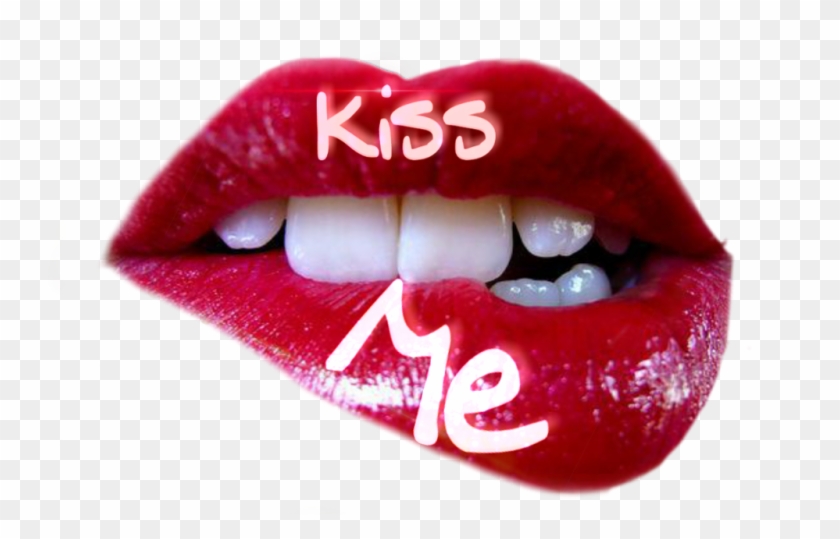 Kiss Me Good Morning With Lips Hd Png Download 1024x609 Pngfind