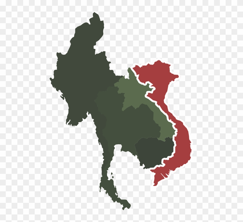 Vietnam Png - Myanmar Thailand Laos Cambodia, Transparent Png - 510x700