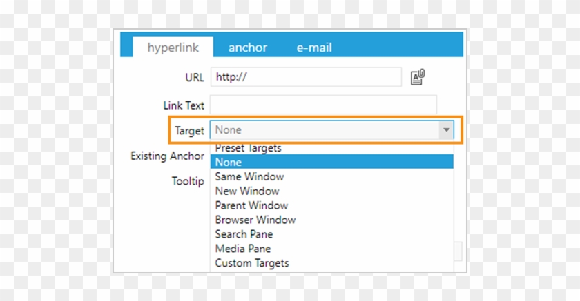 Understanding The Target Attribute With Links In Clickdimensions Hyperlink Target Hd Png Download 800x400 Pngfind