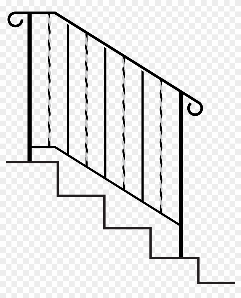 stair rail clipart