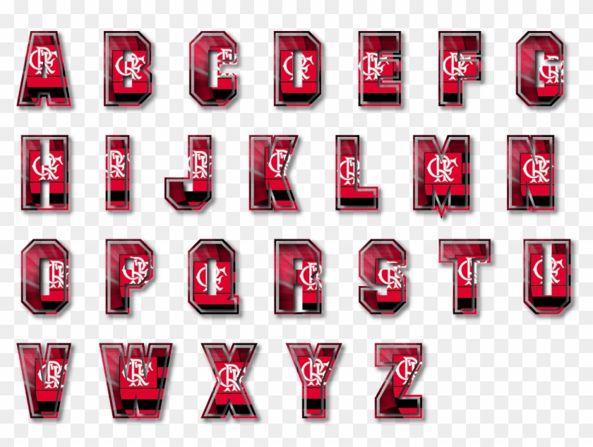 Flamengo Fluminense, Flamengo Png, Letras Em Ponto - Letras Vasco Da