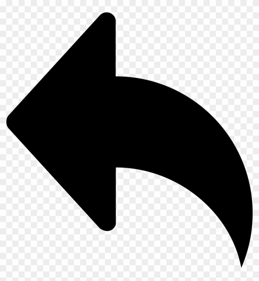left arrow curved black symbol comments fleche vers la gauche hd png download 946x981 475128 pngfind left arrow curved black symbol comments