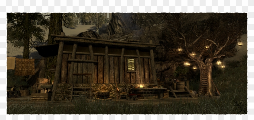 Best House In Skyrim Transparent Background - Cottage, HD Png Download -  900x506(#479153) - PngFind