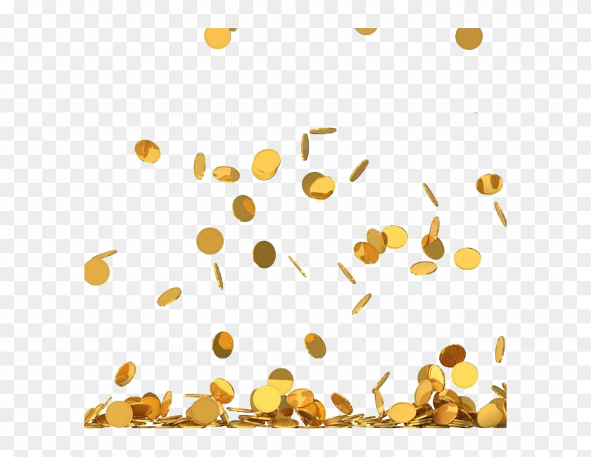 Money Png Gold Coin Rain Png Transparent Png 600x570 479428 Pngfind