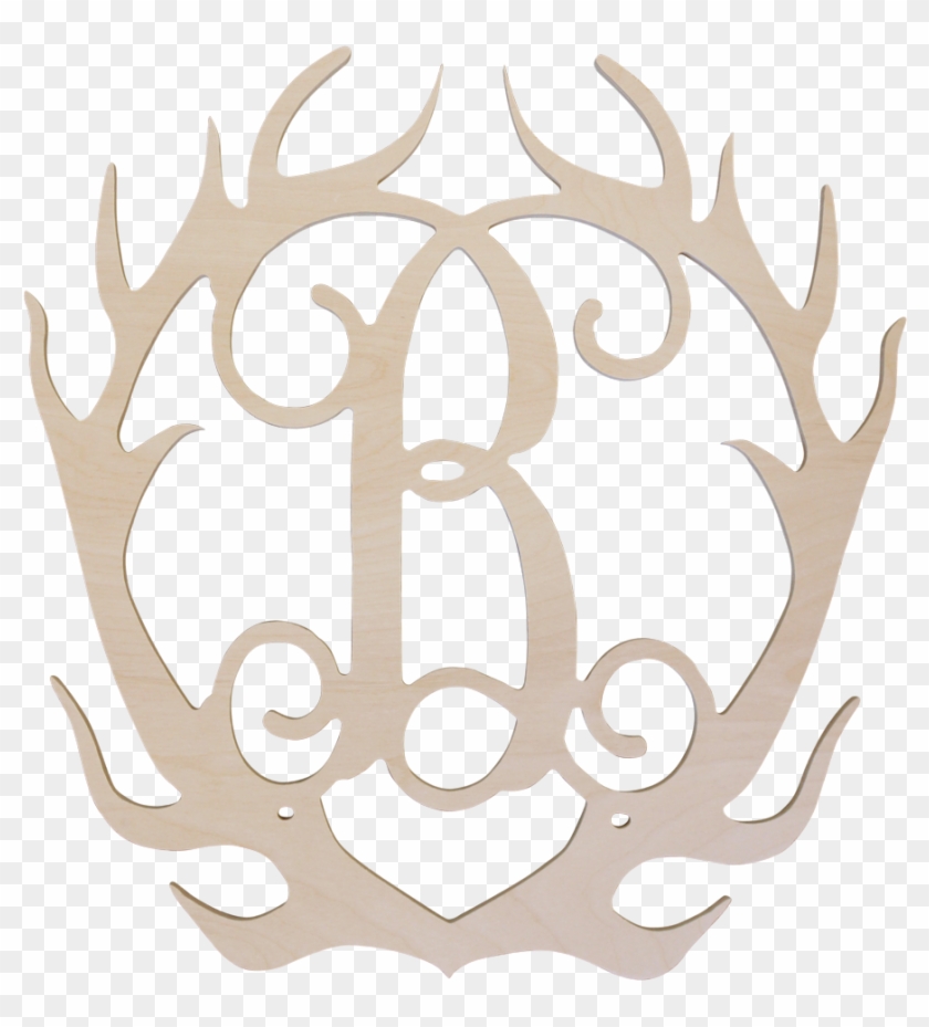 Download Wooden Deer Antler Initialed Emblem Free Arrow Svg Files Hd Png Download 895x948 4707546 Pngfind
