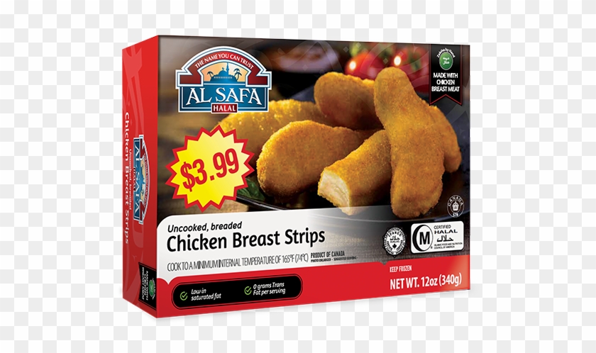 Alsafa Breaded Chicken Strips - Al Safa Chicken Nuggets, HD Png ...