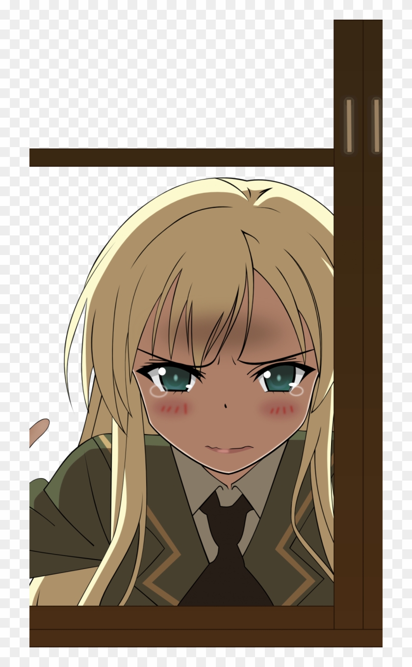 Sena cute blond girl anime blush mocking HD wallpaper  Peakpx