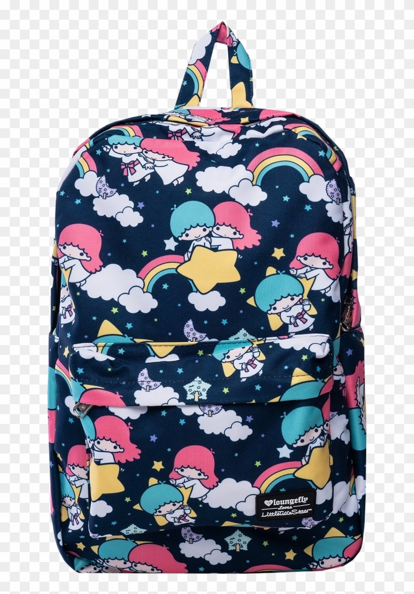 Little Twin Stars Print 18” Backpack - Garment Bag, HD Png Download ...