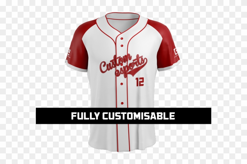 Custom Short Sleeve Baseball Jersey - Esports Baseball Jersey, HD Png ...