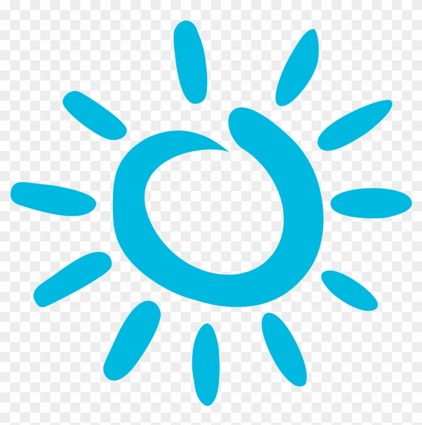 blue sun clipart transparent