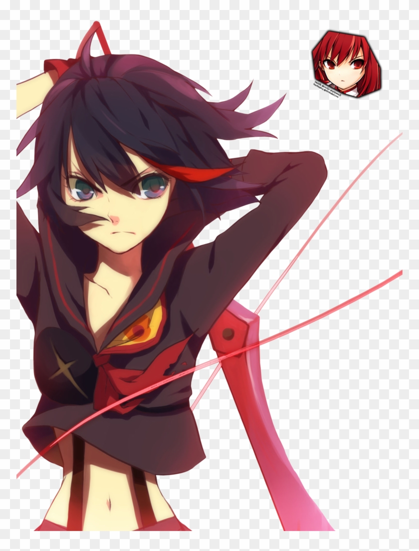 Ryuko Matoi Fan Art Ryuko Matoi Satsuki Kiryuin Hd Png Download