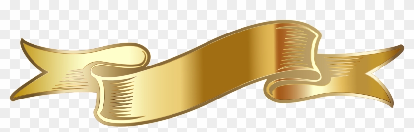 Gold Ribbon , Png Download - Ribbon Gold, Transparent Png - 2360x642 ...