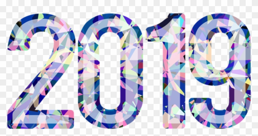 Free Png 2019 Crystal Png - Happy New Year 2019 Clipart Transparent ...