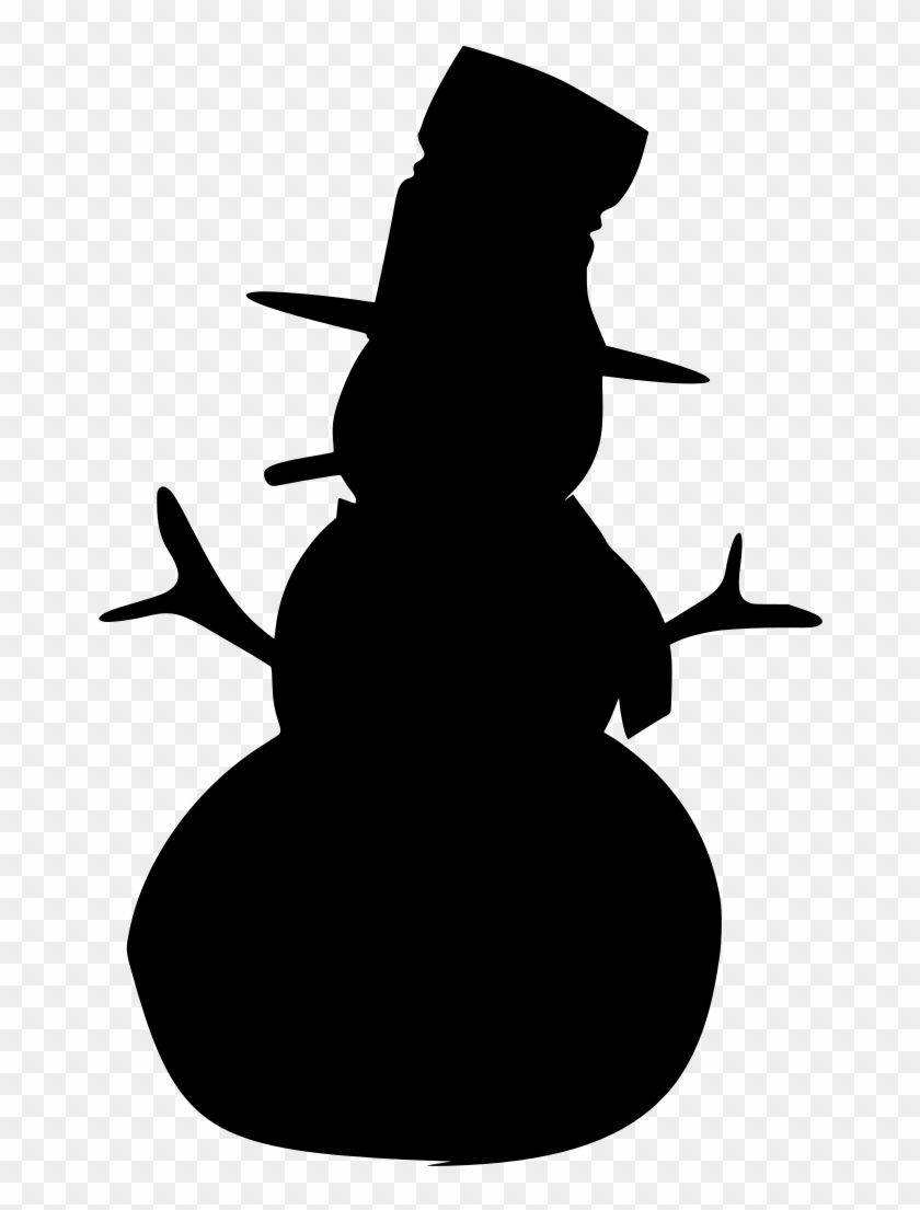 Download Download Png Snowman Silhouette Clip Art Transparent Png 726x1024 4815569 Pngfind