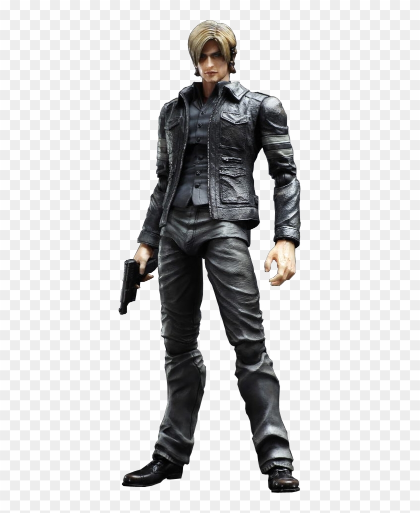 Resident Evil Leon Kennedy Action Figure Hd Png Download 365x945 Pngfind