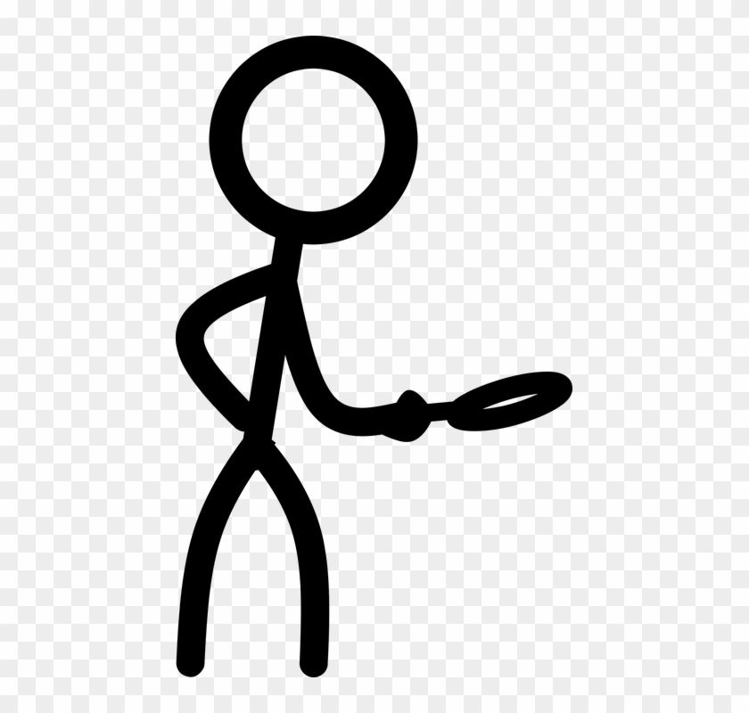 Inspector Stick Man Investigate Tracing Inspecteur Png Transparent Png 445x7 Pngfind