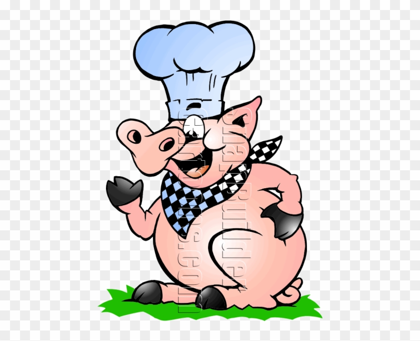 clipart pig barbecue